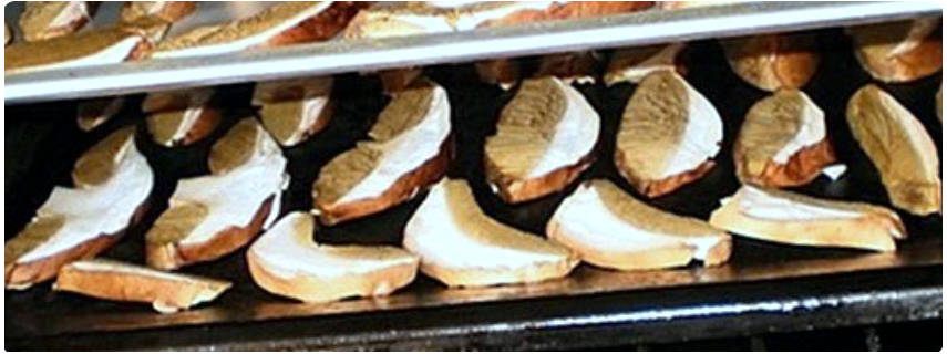 Сушка грибов в духовке газовой плиты