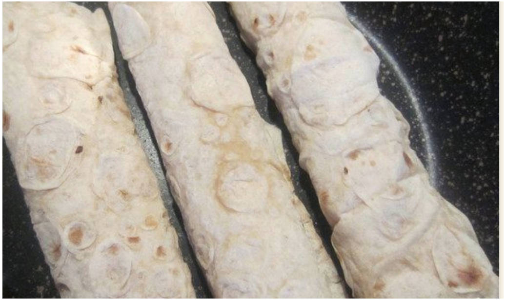 Пирожки из лаваша с яблоками на сковороде