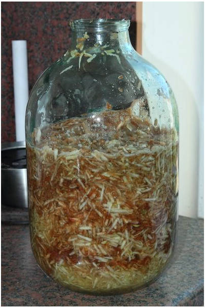 Домашний яблочный уксус с медом