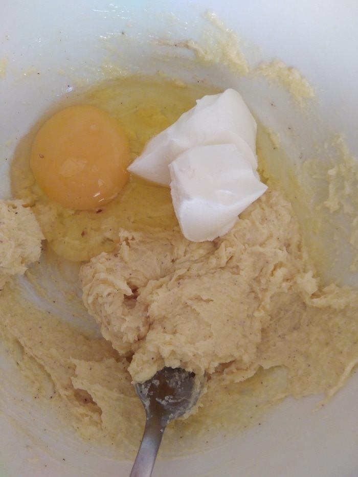 Простое печенье с яблоками в духовке