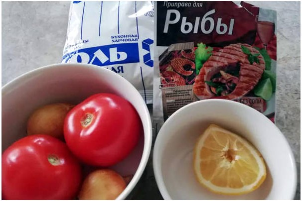 Камбала в фольге в духовке