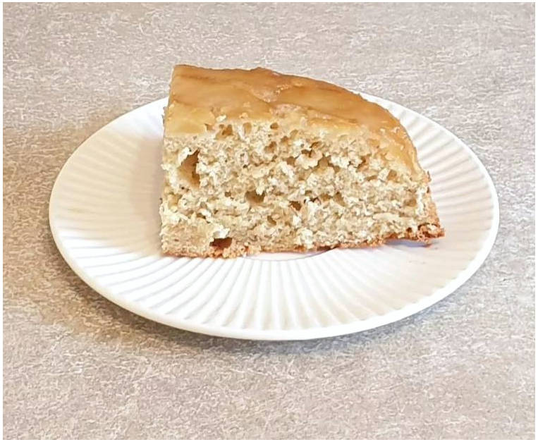 Пирог с яблоками и бананами