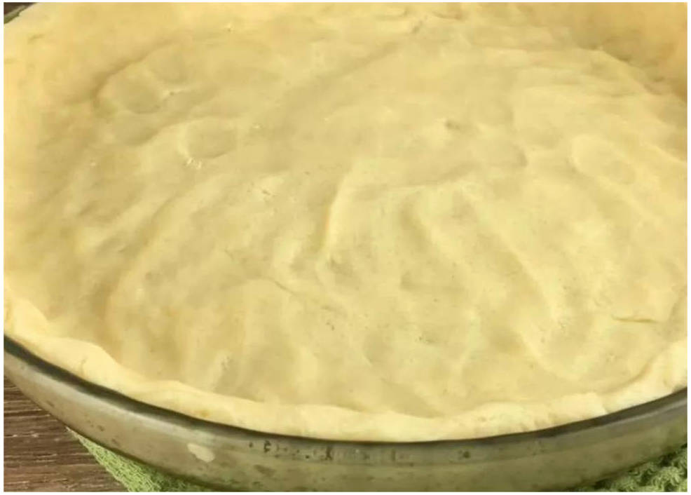 Открытый пирог с яблоками