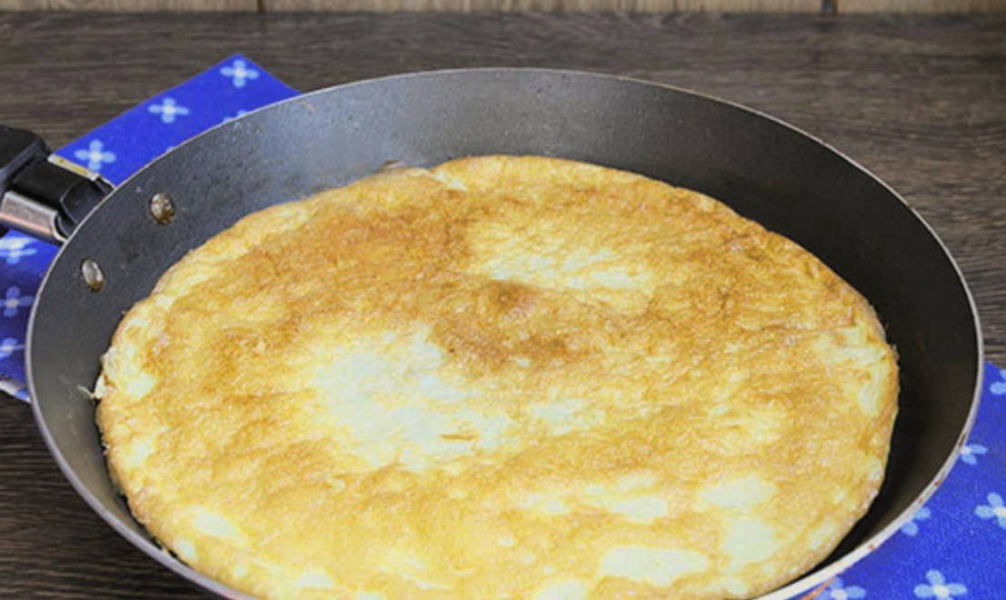 Блинный салат с мясом