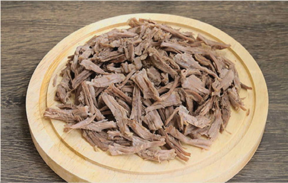 Блинный салат с мясом
