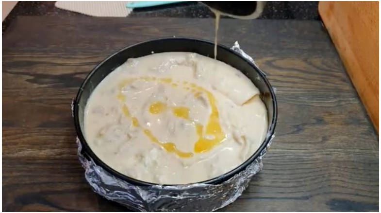 Пирог из лаваша с творогом и яблоками в духовке