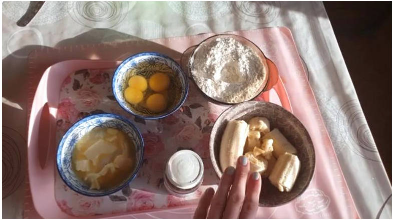 Банановые вафли в мультипекаре Редмонд