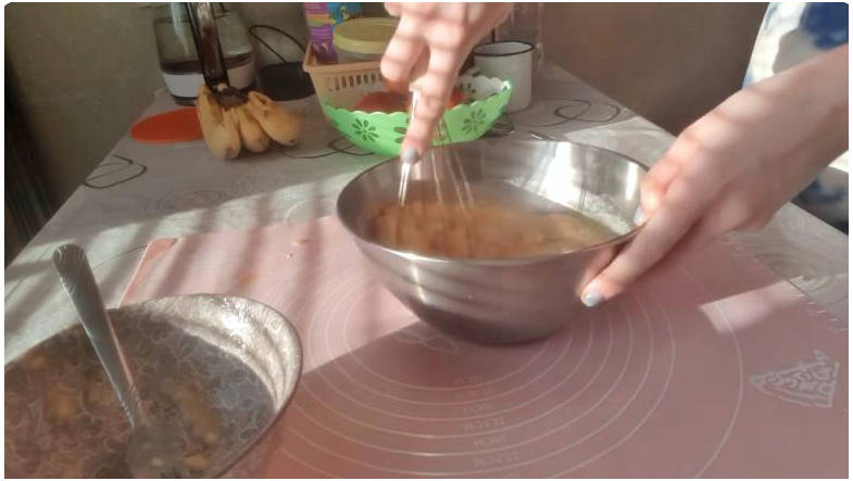 Банановые вафли в мультипекаре Редмонд