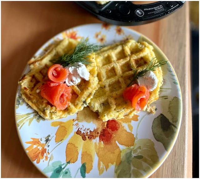 Картофельные вафли в мультипекаре Редмонд