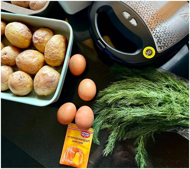 Картофельные вафли в мультипекаре Редмонд