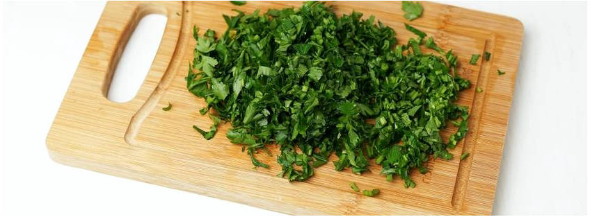 Арабский салат с булгуром и зеленью