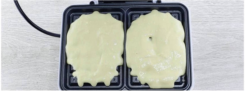 Творожные вафли в вафельнице