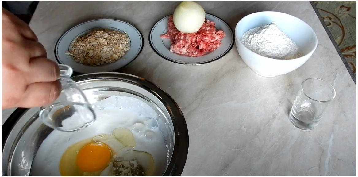 Вафли с фаршем в вафельнице