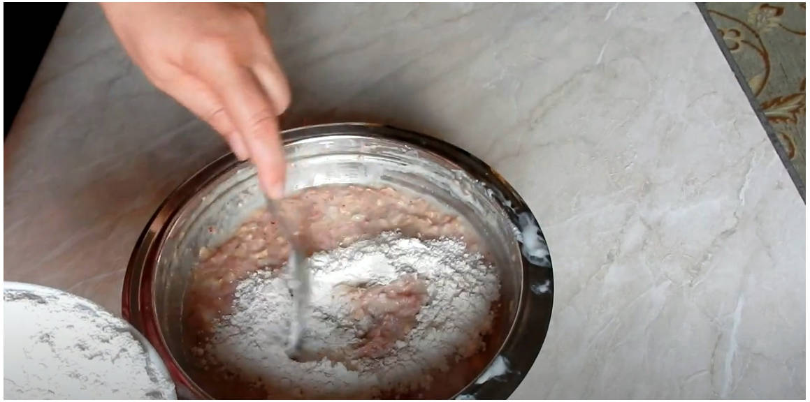 Вафли с фаршем в вафельнице