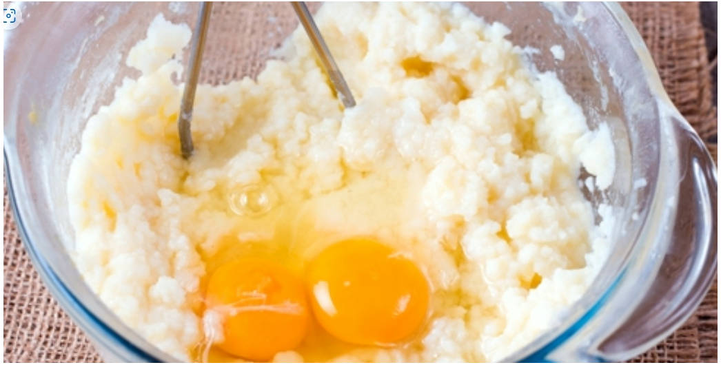 Вафли с картошкой в вафельнице