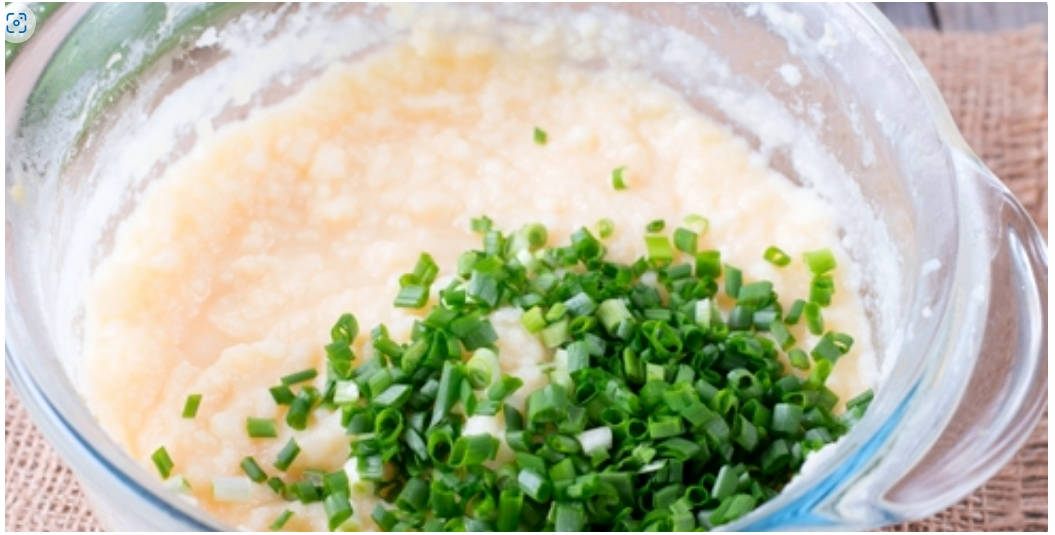 Вафли с картошкой в вафельнице