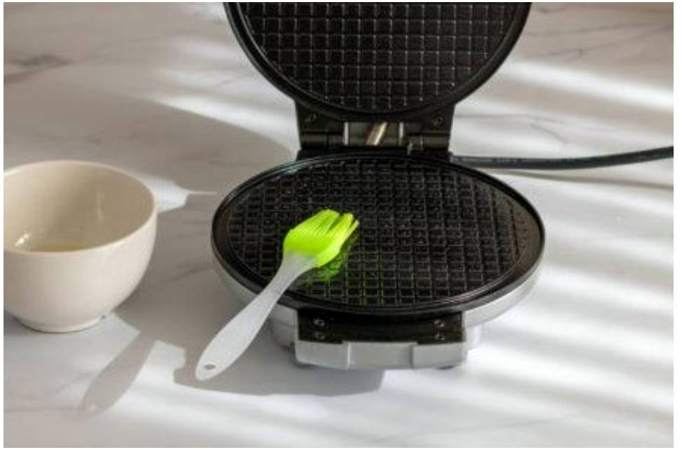 Вафли со сгущёнкой в вафельнице