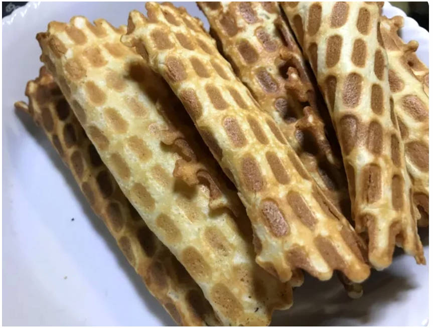 Классические вафли в вафельнице, как в СССР