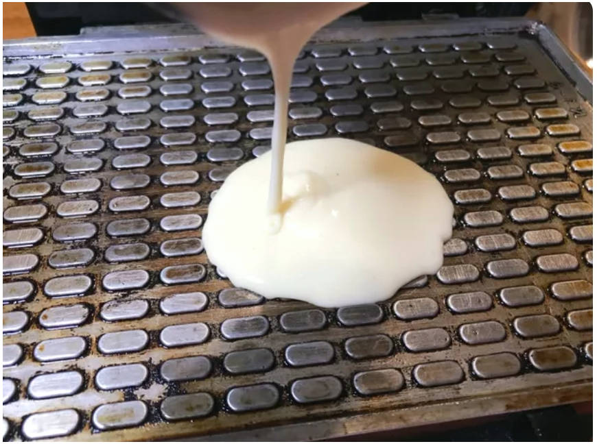 Классические вафли в вафельнице, как в СССР