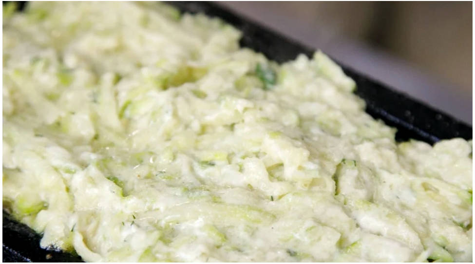 Вафли из цукини в вафельнице