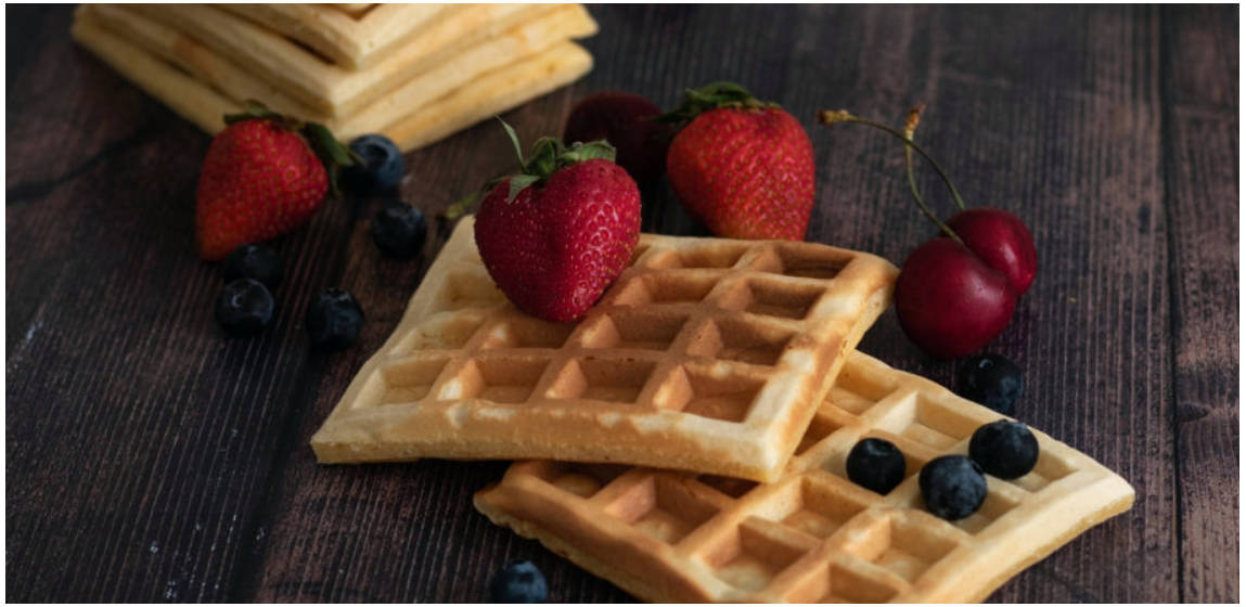 Вафли без масла в вафельнице