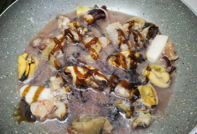 Греческий салат с терияки