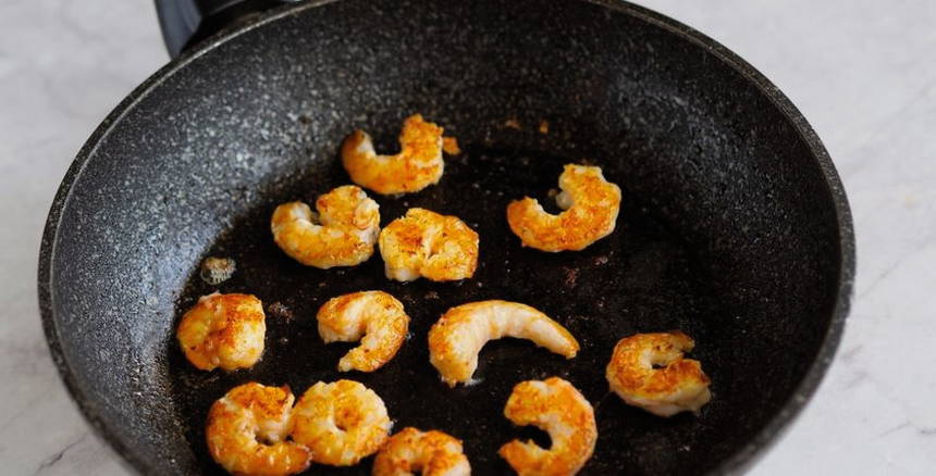 Греческий салат с морепродуктами