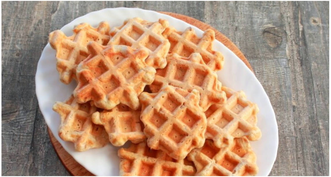 Закусочные вафли в вафельнице