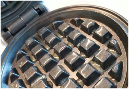 Сырные кето вафли