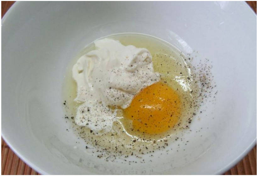 Вафли с ветчиной и сыром