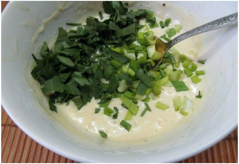 Вафли с ветчиной и сыром