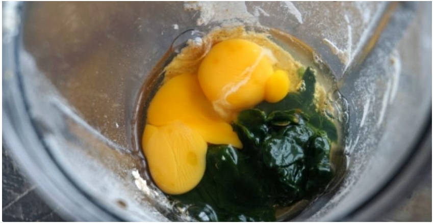 Шпинатные вафли