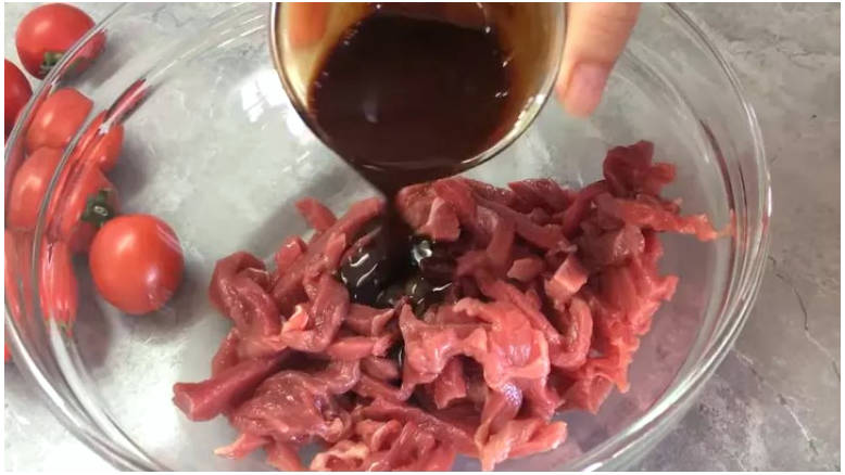 Горячий салат с мясом