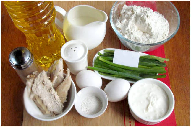Вафли из курицы в вафельнице