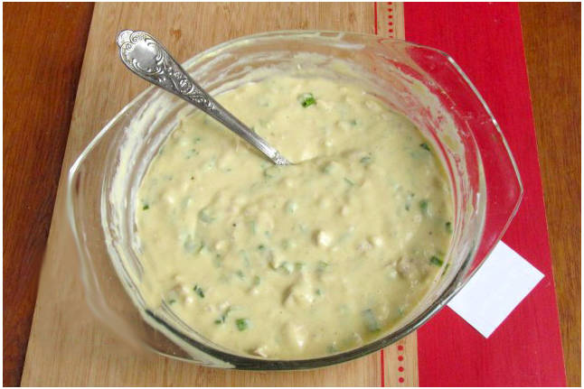 Вафли из курицы в вафельнице