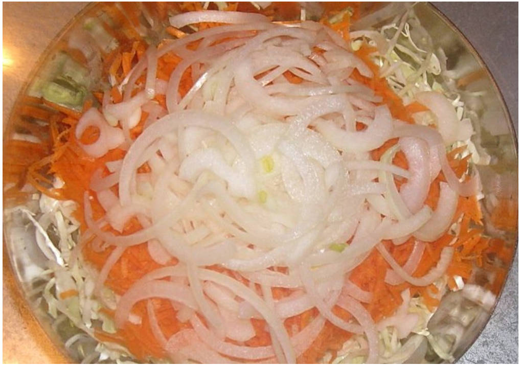 Витаминный салат с уксусом Витаминный салат с уксусом