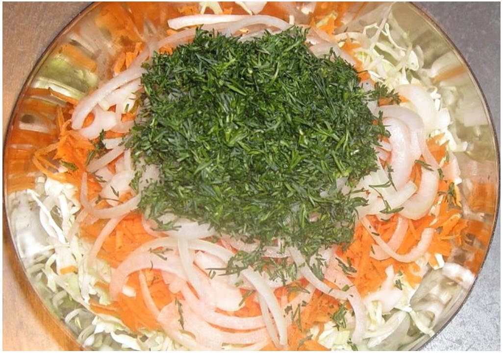Витаминный салат с уксусом Витаминный салат с уксусом