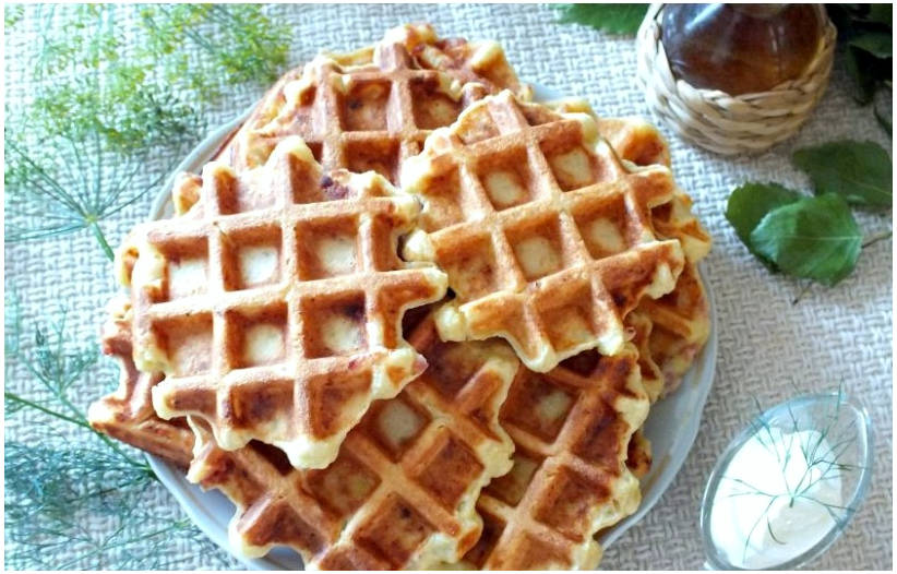 Картофельные вафли в мультипекаре