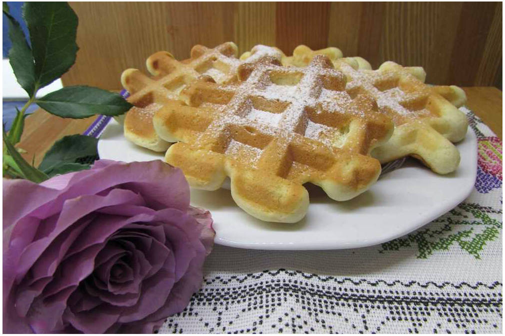 Вафли в мультипекаре Редмонд