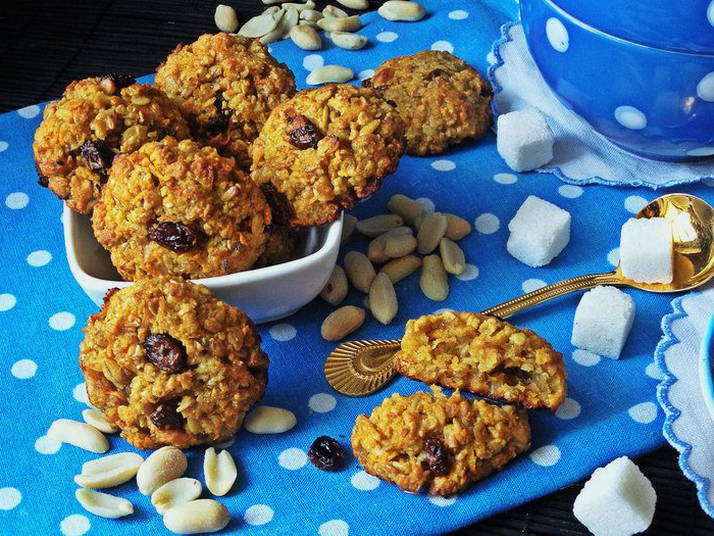 Овсяное печенье без сахара и муки