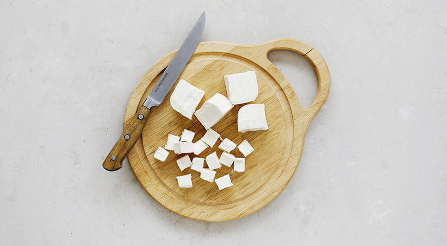 Греческий салат с винным уксусом