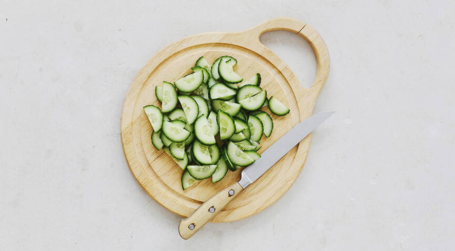 Греческий салат с винным уксусом