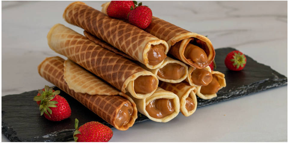 Классические хрустящие вафли в вафельнице, как в СССР