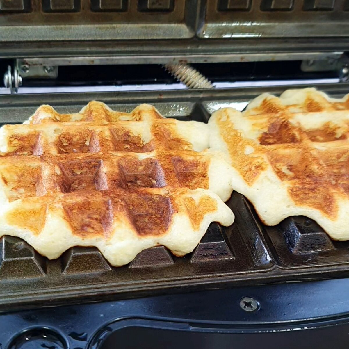 ПП творожные вафли в вафельнице