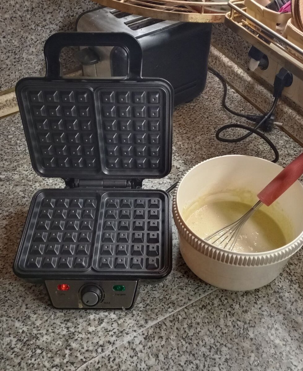Вафли из зеленой гречки