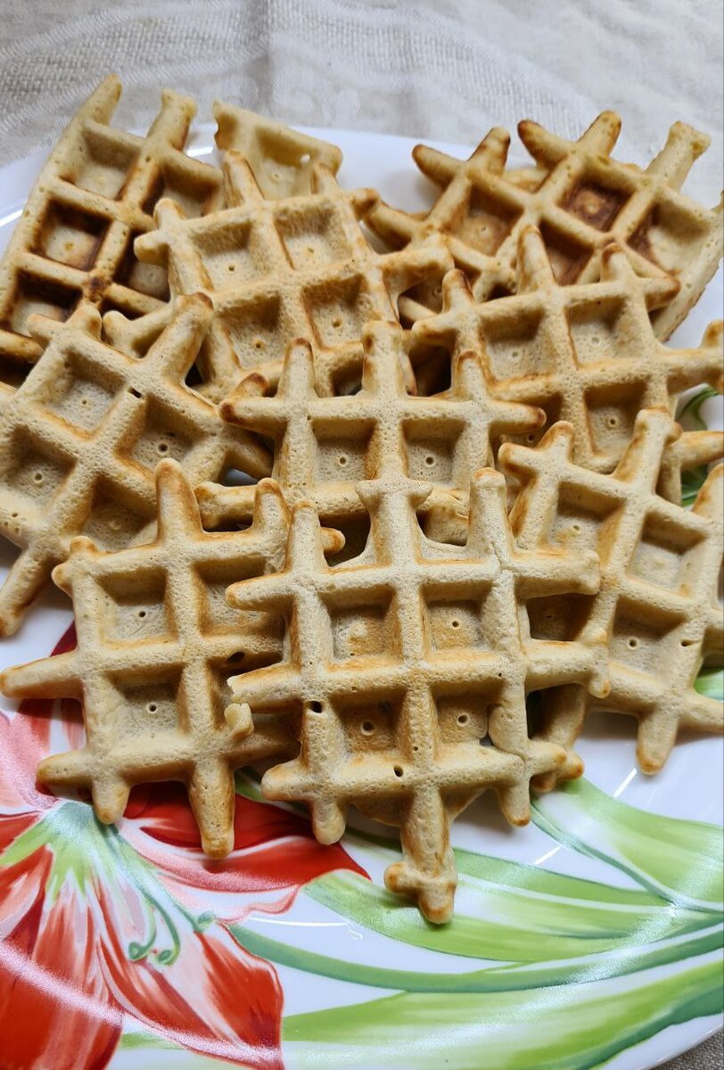 Вафли из зеленой гречки