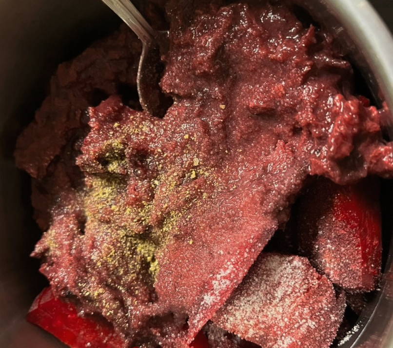 Грузинский салат со свеклой