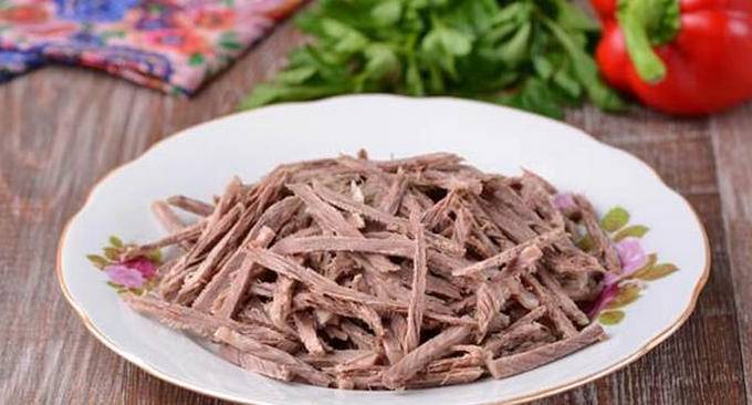 Корейский салат с говядиной