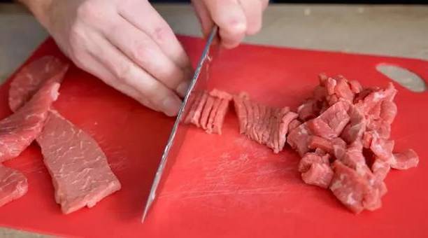 Корейский салат из картофеля с мясом