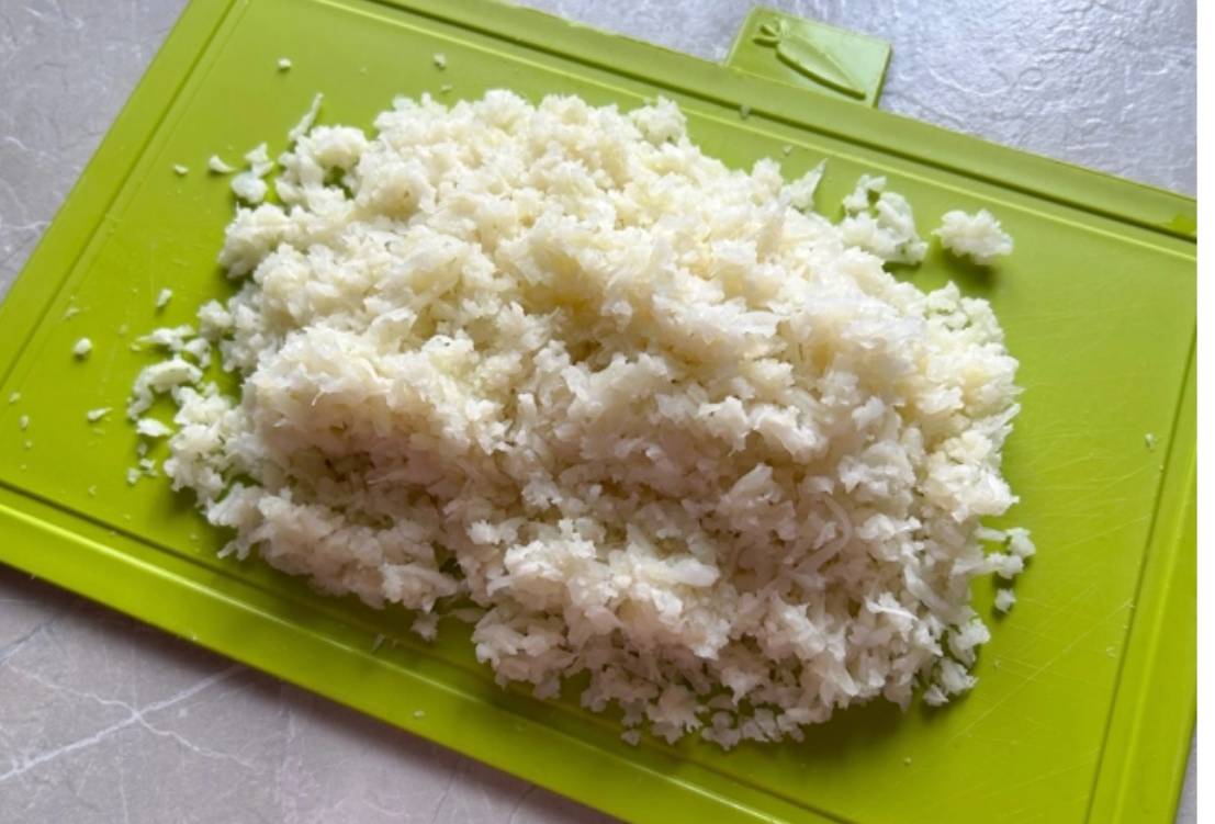 Вафли из цветной капусты в вафельнице